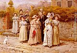 George Goodwin Kilburne Canvas Paintings - Miss Pinkertons Academy